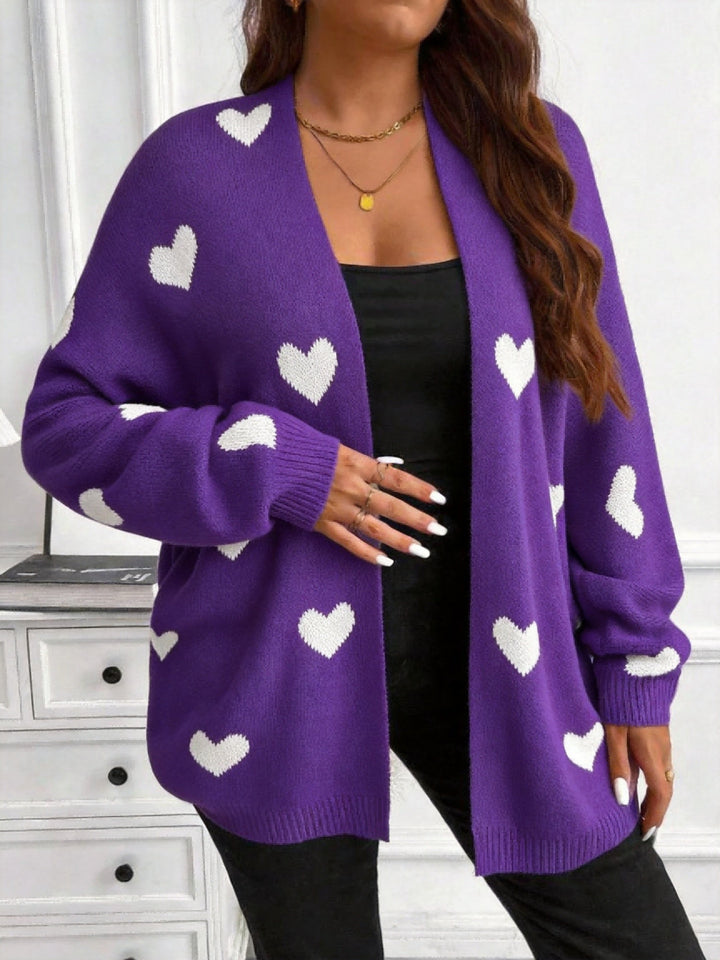 Savannah | Heart Pattern Cardigan