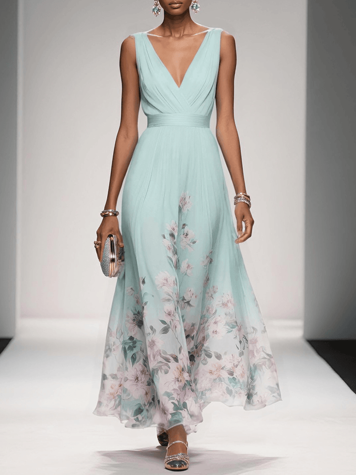 Fiona | Floral Print Wedding Guest Dress