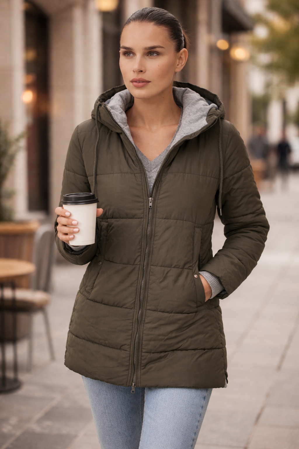 YILA | Casual Hooded Puffer