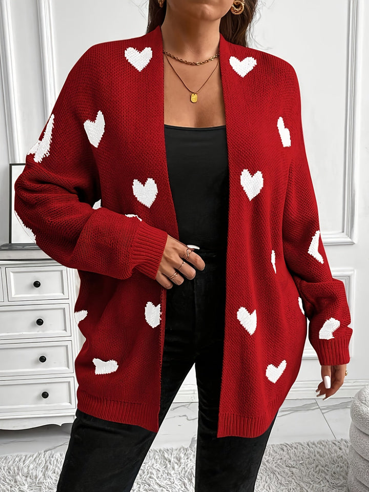Savannah | Heart Pattern Cardigan