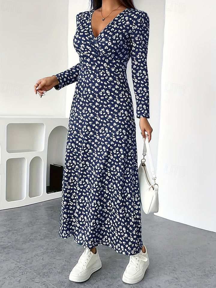 Judith | Floral Print Long Sleeve Dress