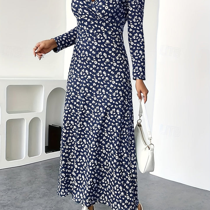 Judith | Floral Print Long Sleeve Dress