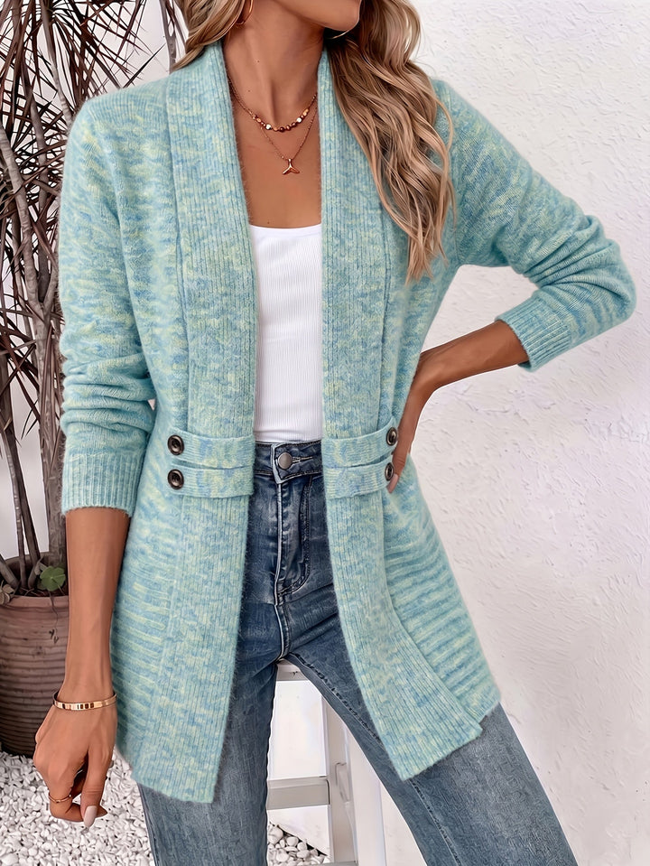 Joyce | Shawl Collar Longline Cardigan