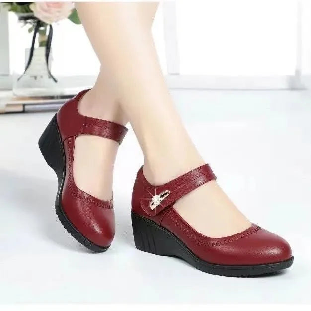 Stable Mid Heel Pumps