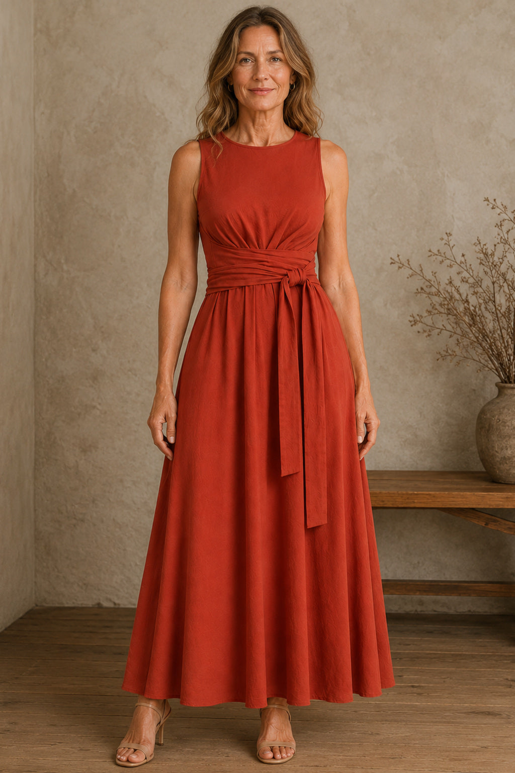 Kathleen | Sleeveless Bow Dress