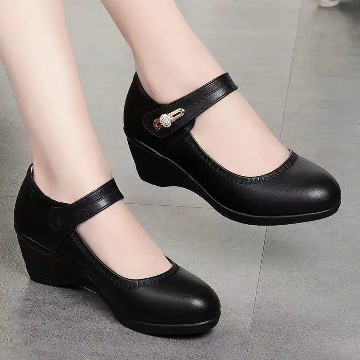 Stable Mid Heel Pumps