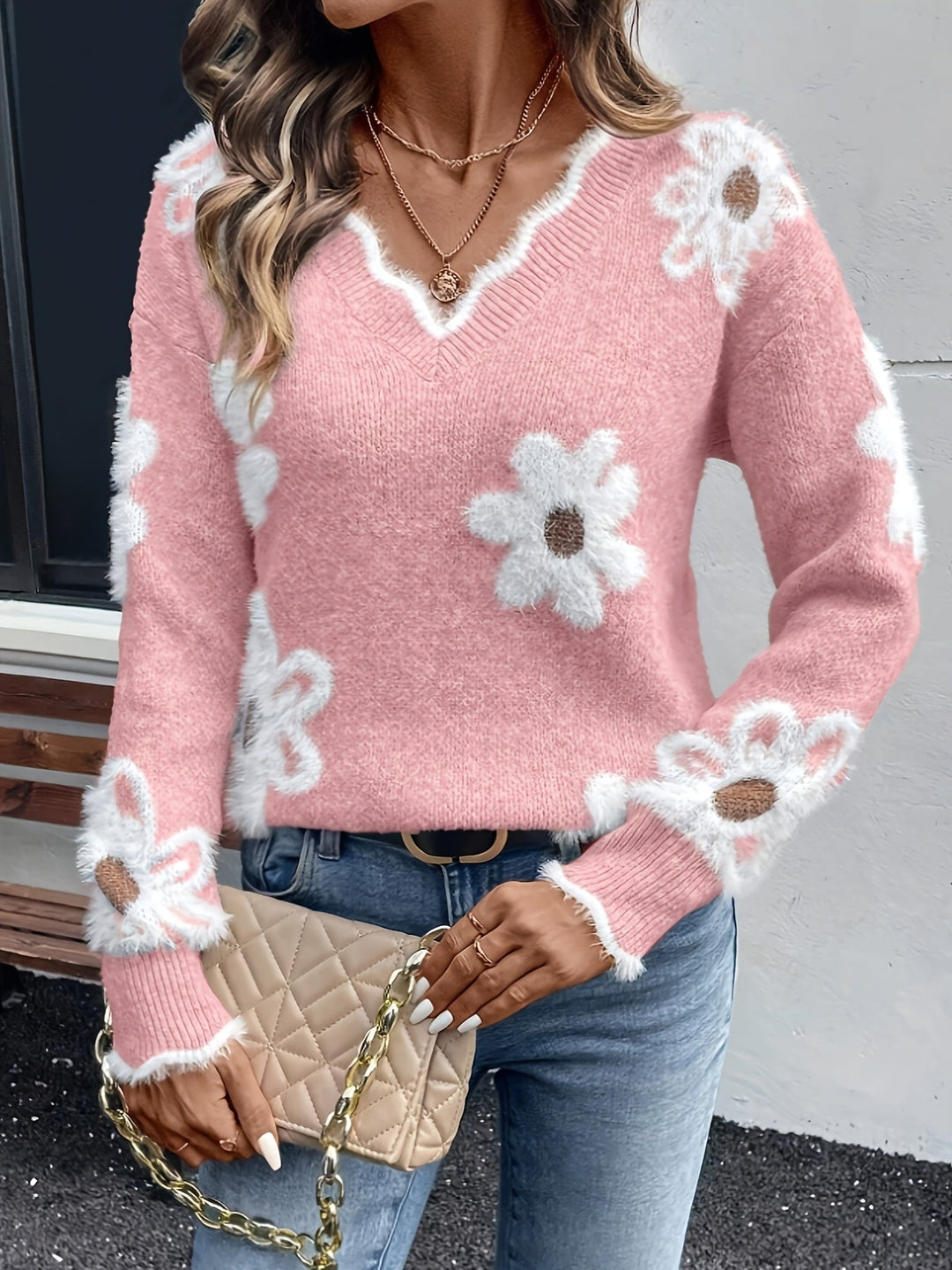 Blakely | Floral Print Sweater