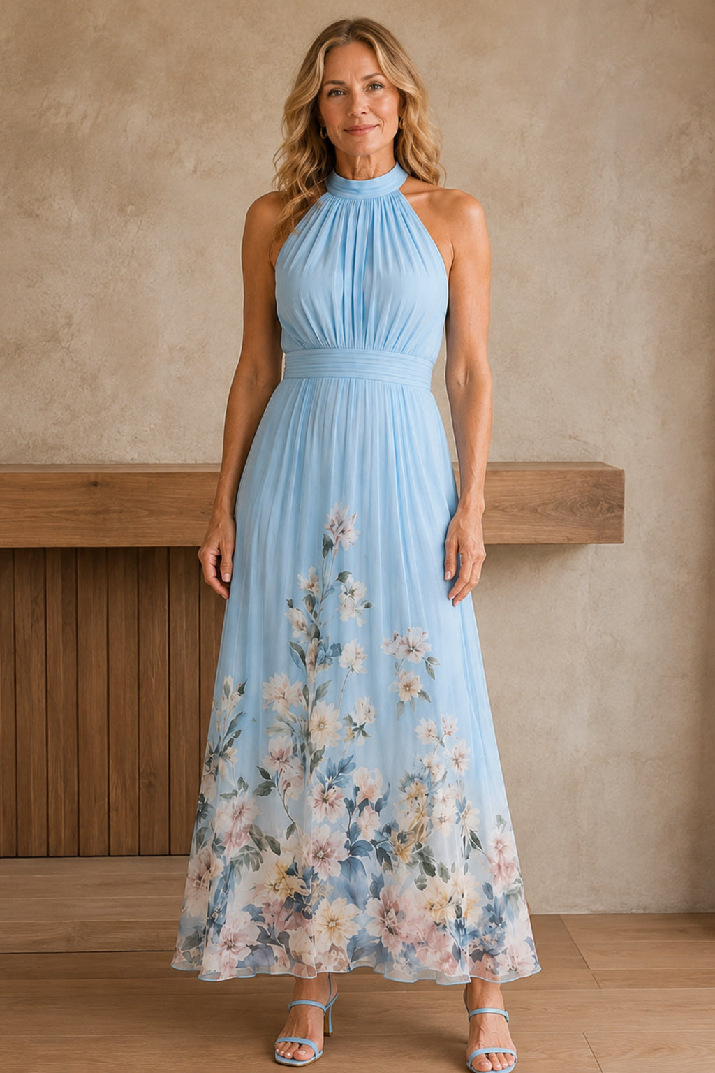 Fiona | Floral Print Wedding Guest Dress