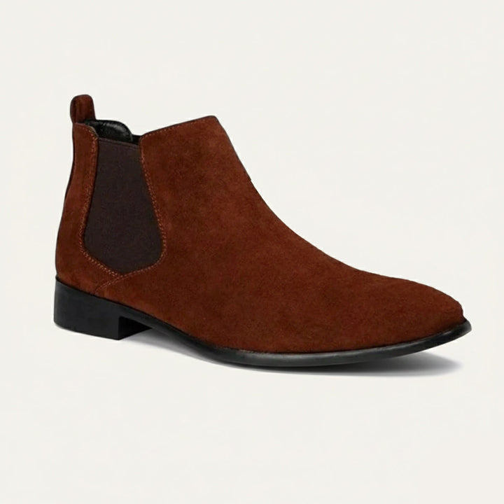 The Vienna Men’s Suede Chelsea Boots - Elegant Slip On Shoes