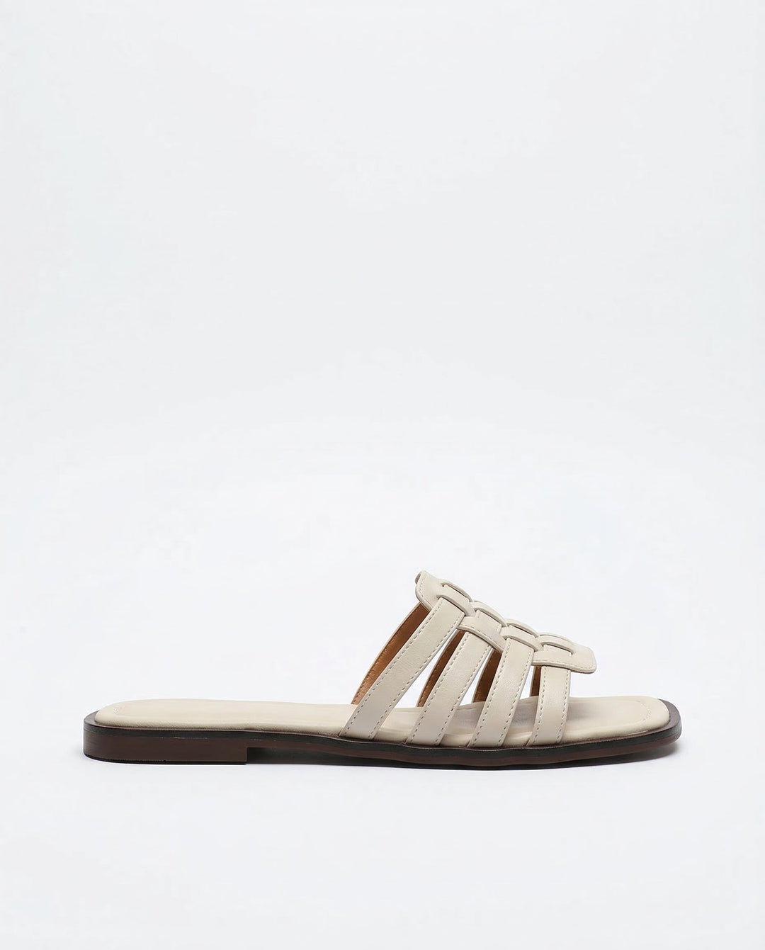 Naples Italian Leather Slides