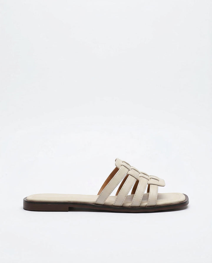 Naples Italian Leather Slides
