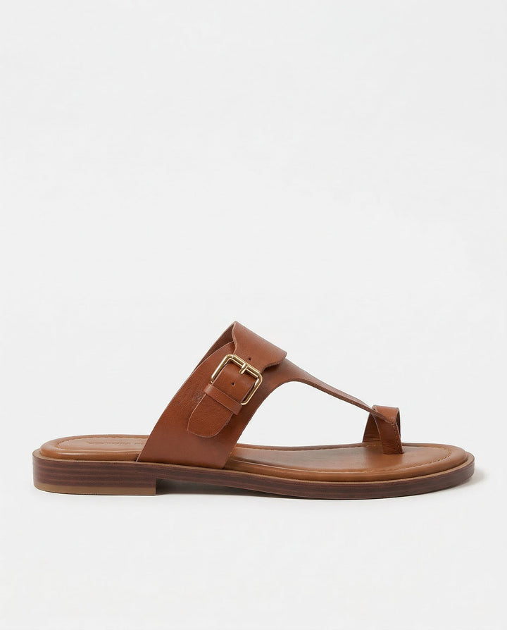 Valencia Leather Buckle Sandal