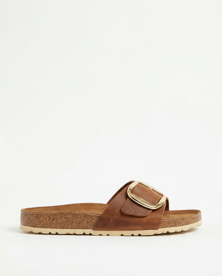 Brielle Buckle Cork Slides