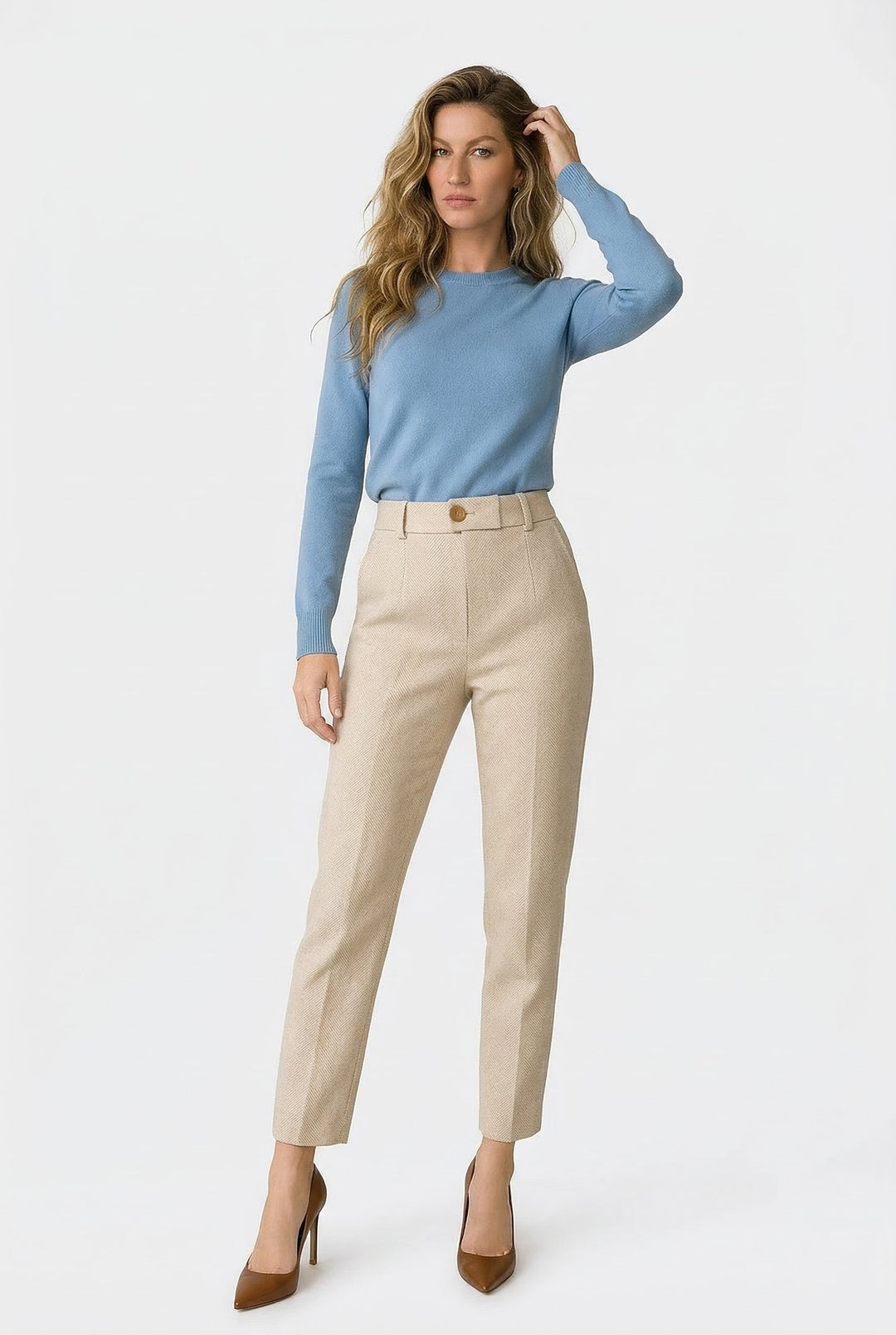 Camille Tailored Wool Pants