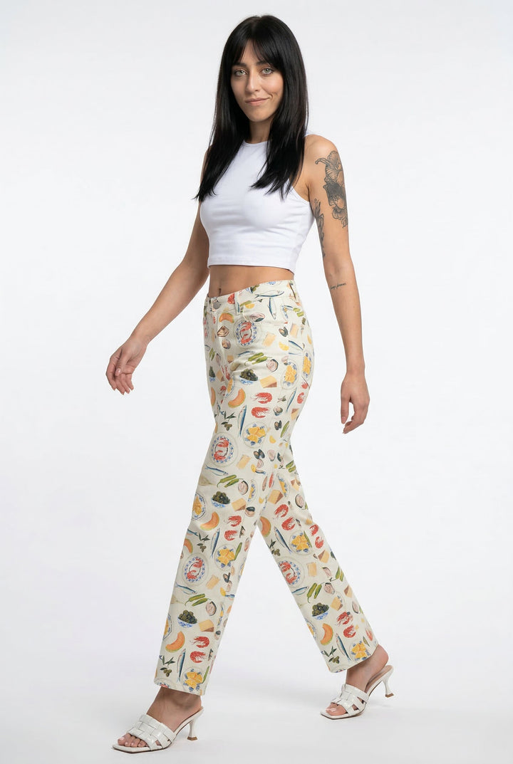 Capri Market Straight-Leg Jean