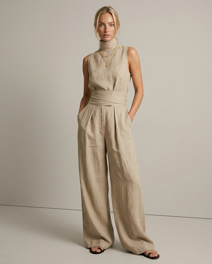 The Sandstone Linen Easy Set
