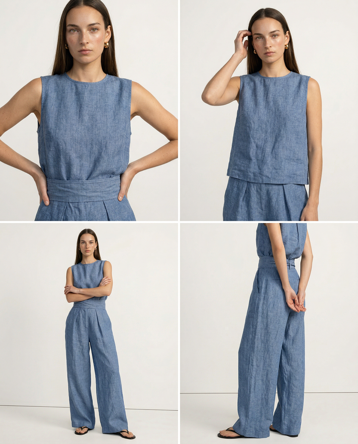 The Sandstone Linen Easy Set