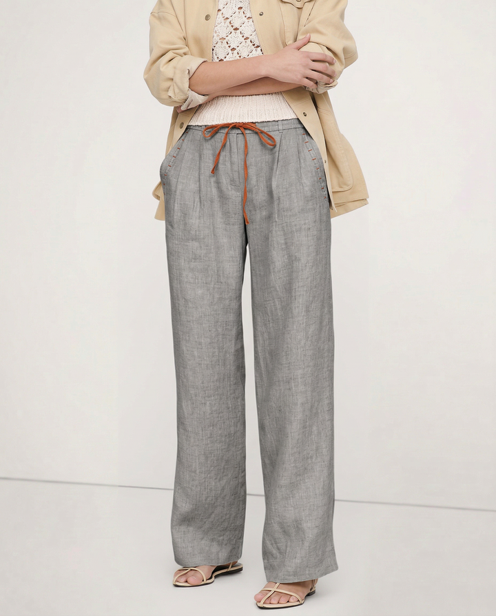 The Drawstring Wide Leg Pant