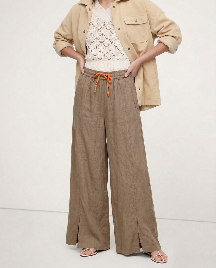 The Drawstring Wide Leg Pant