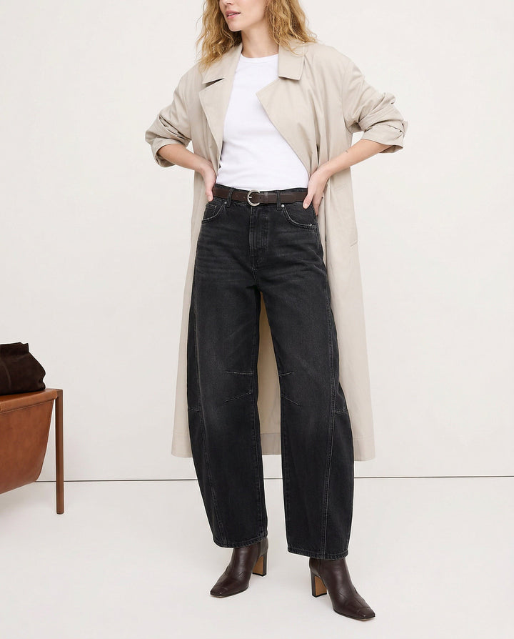 Everly Barrel-Leg Denims