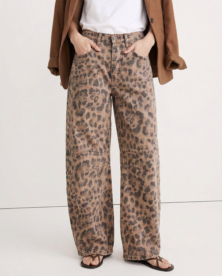 Everly Barrel-Leg Denims