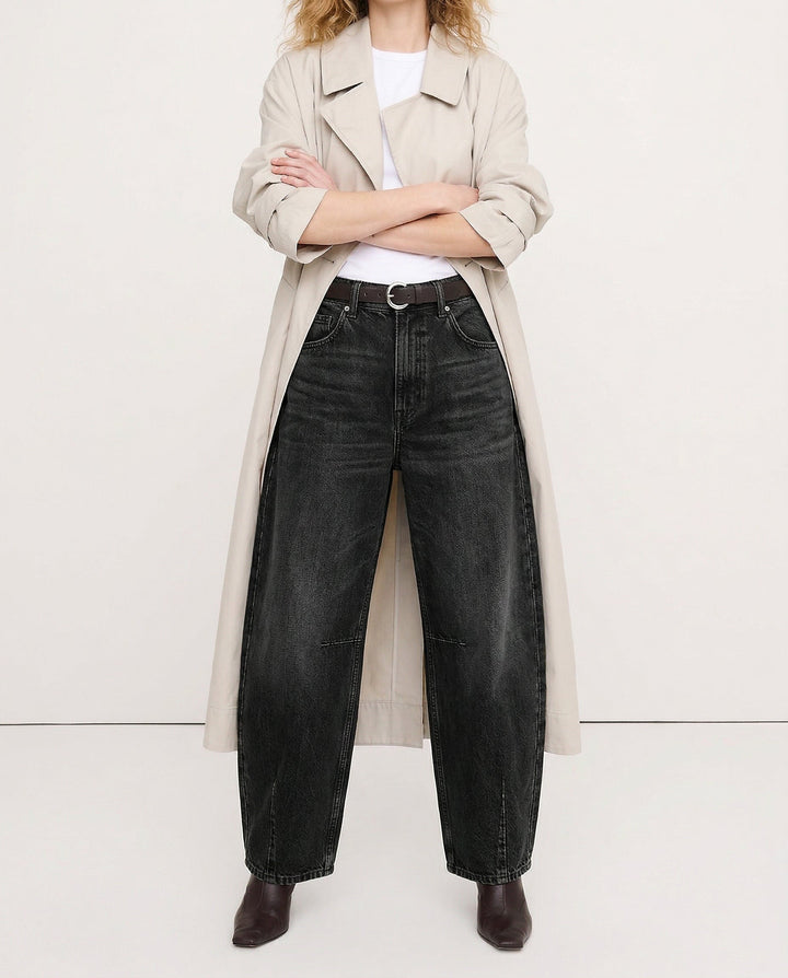 Everly Barrel-Leg Denims