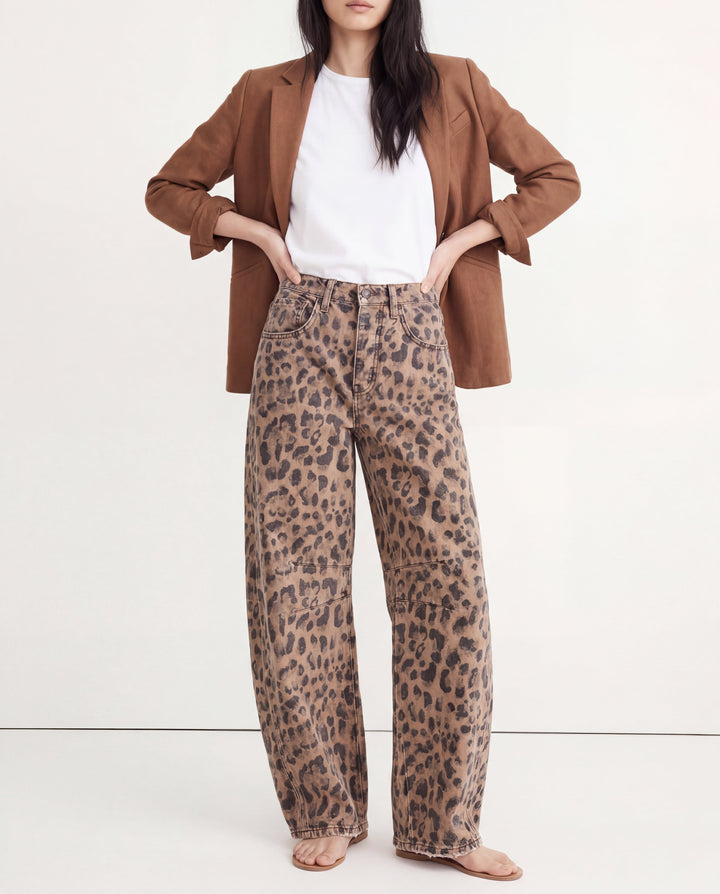 Everly Barrel-Leg Denims