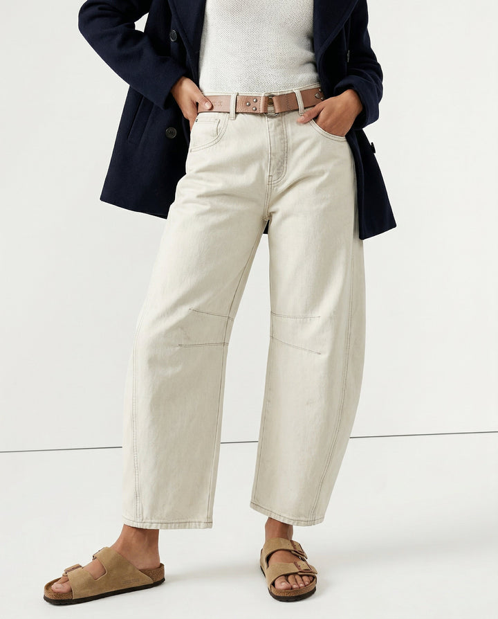 Everly Barrel-Leg Denims