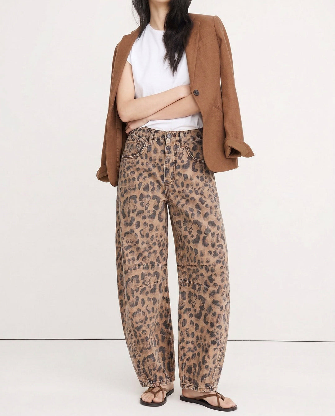 Everly Barrel-Leg Denims