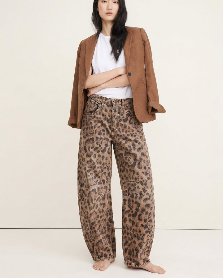 Everly Barrel-Leg Denims