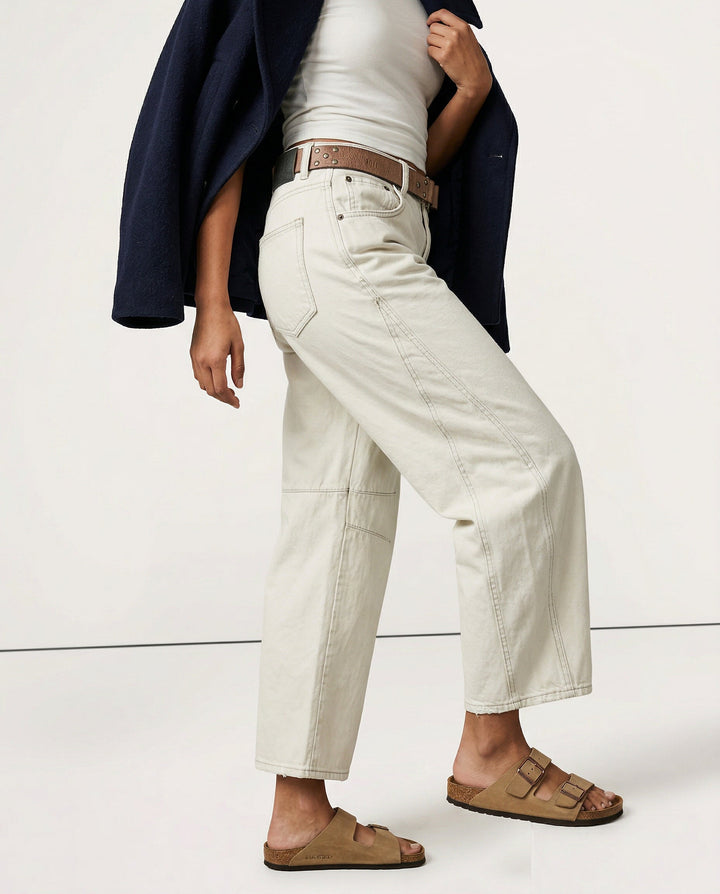 Everly Barrel-Leg Denims