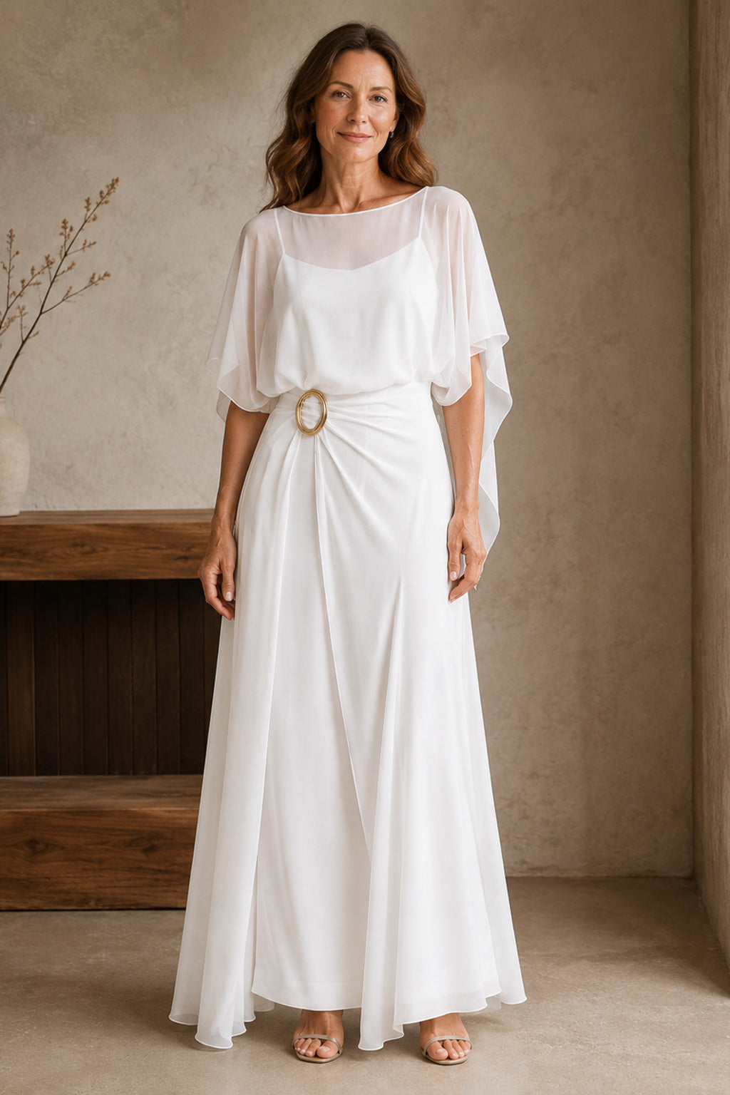Hermione | Dress with a Sheer Overlay