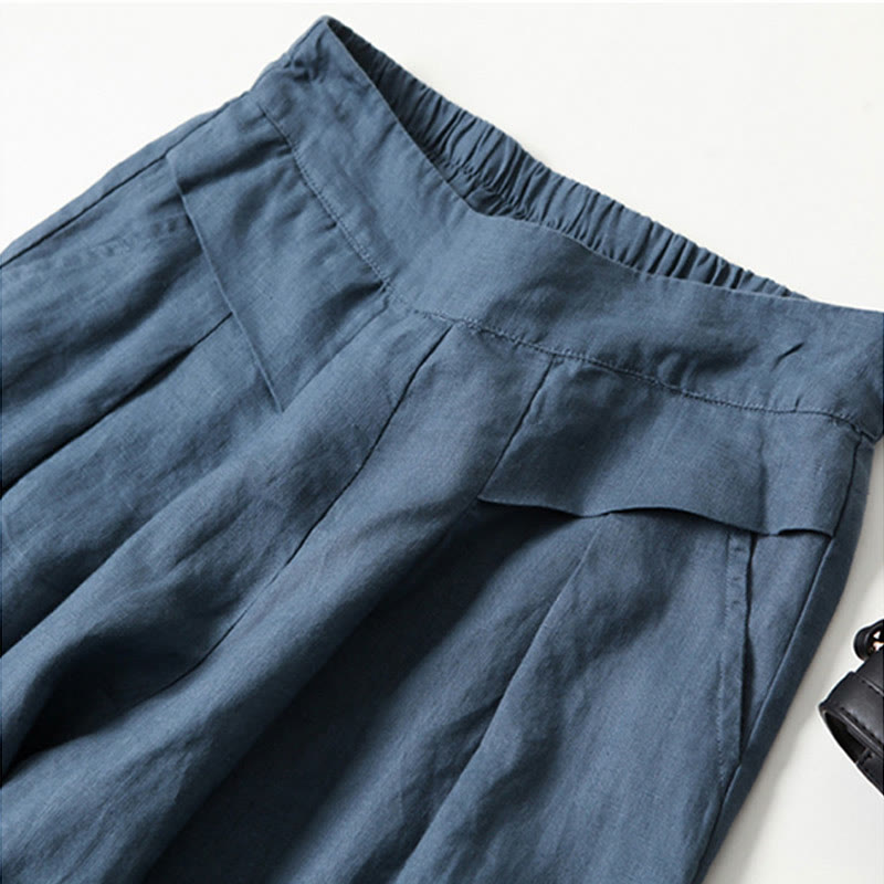Estelle Linen Wide-Leg Trouser