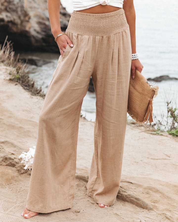 Cersei Wide-Leg Beach Pant