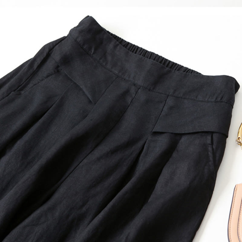 Estelle Linen Wide-Leg Trouser
