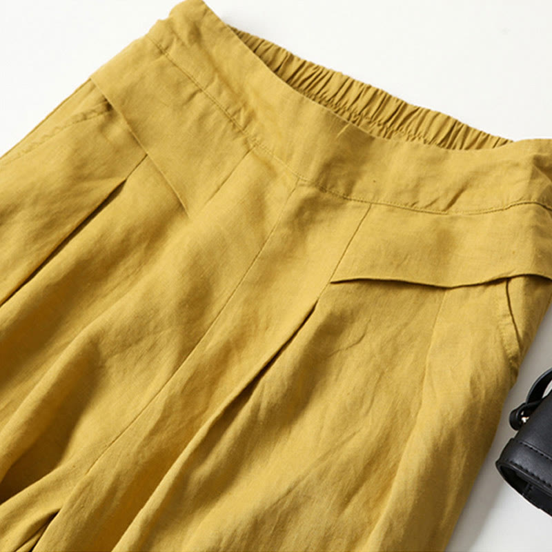 Estelle Linen Wide-Leg Trouser