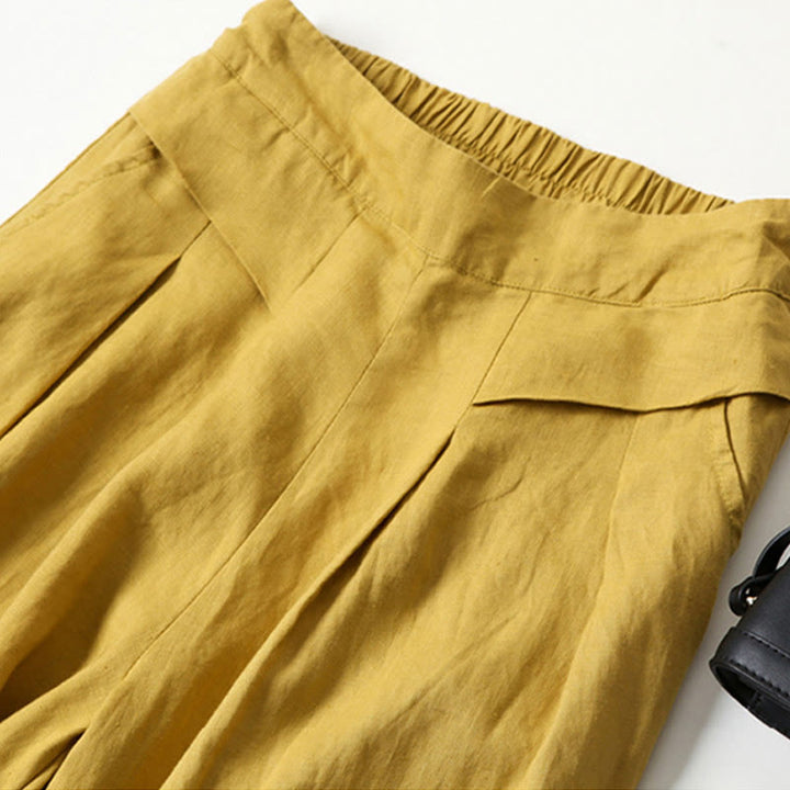 Estelle Linen Wide-Leg Trouser