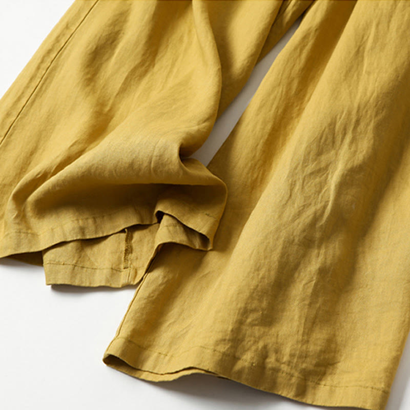 Estelle Linen Wide-Leg Trouser
