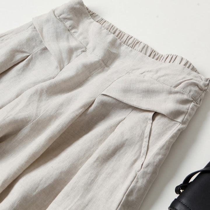 Estelle Linen Wide-Leg Trouser