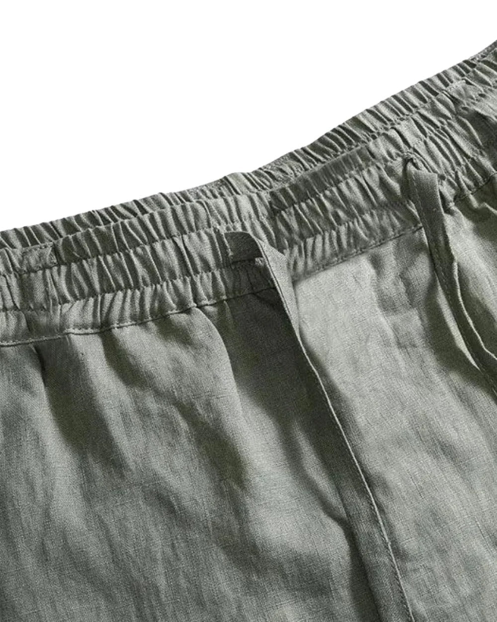 The Encino Men’s Elastic Waist Linen Drawstring Pants