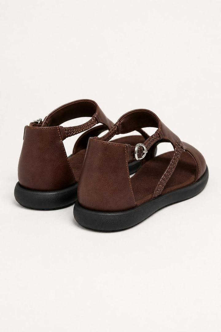 Laguna Braided Leather Sandal