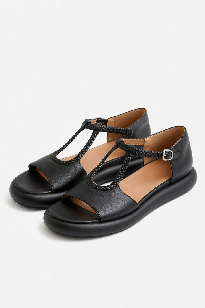 Laguna Braided Leather Sandal