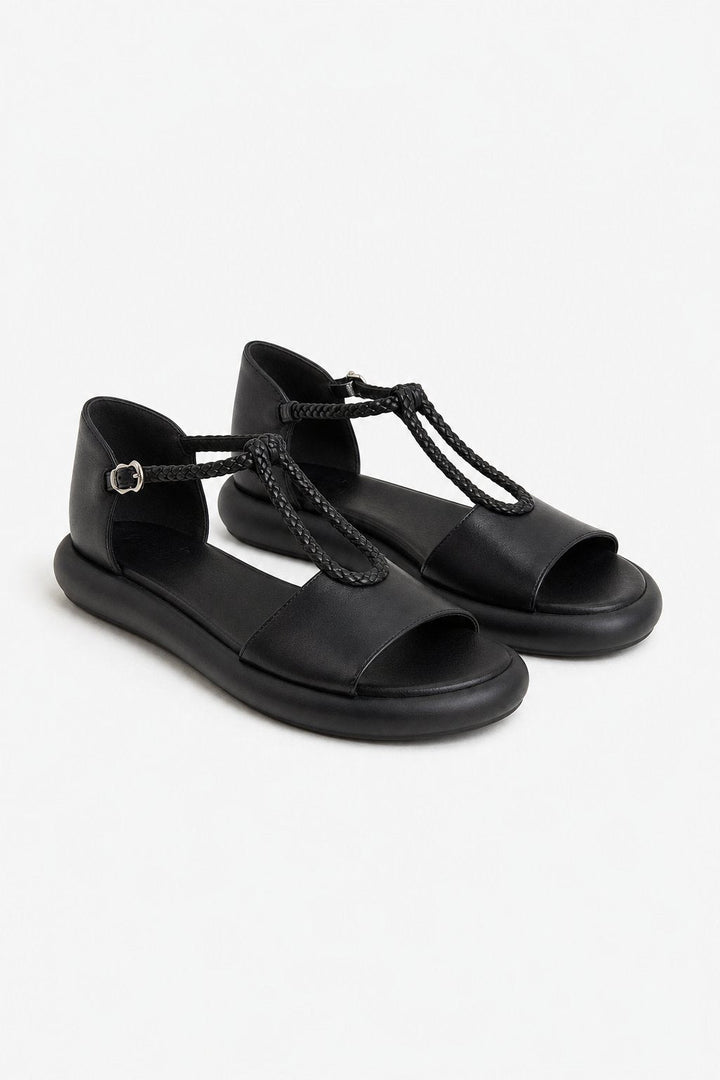 Laguna Braided Leather Sandal