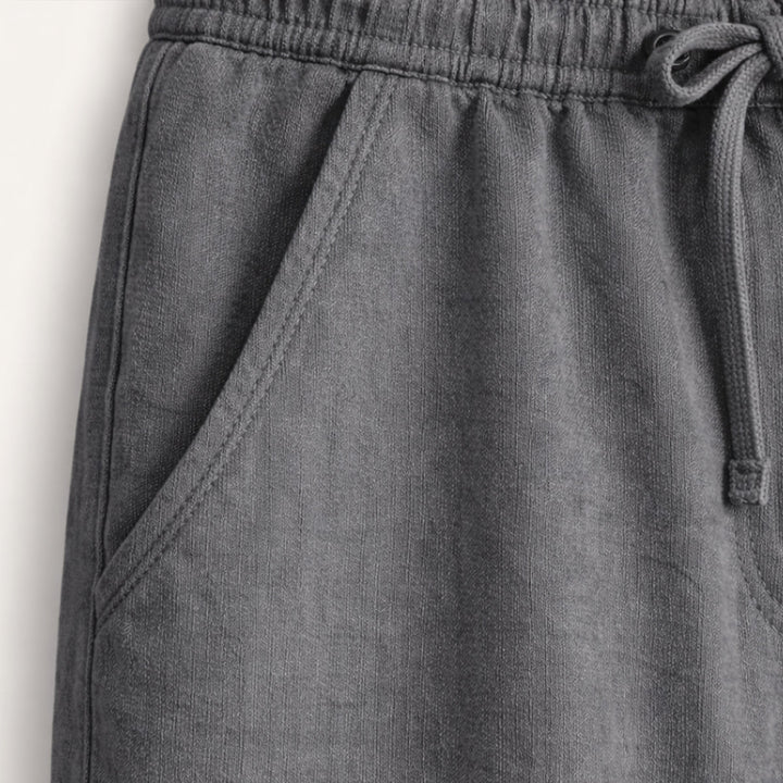 The Brookridge Men’s Trendy Relaxed Fit Linen Wide Leg Drawstring Pants