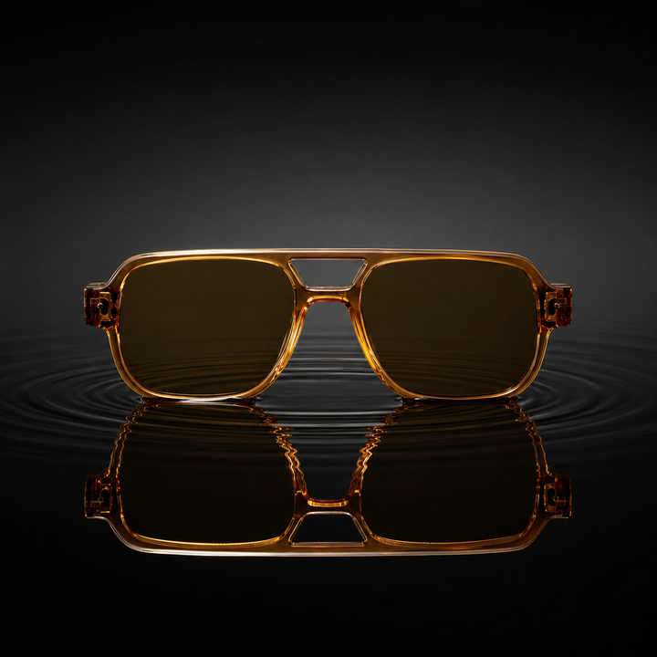Havana Oversized Square Sunglasses