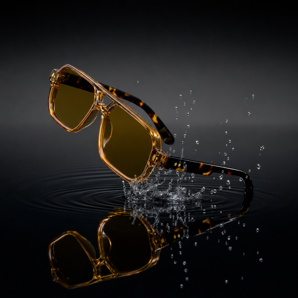 Havana Oversized Square Sunglasses