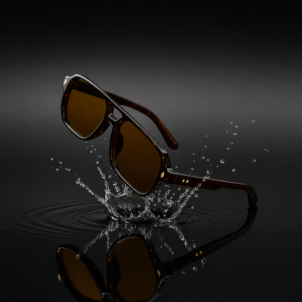 Havana Oversized Square Sunglasses