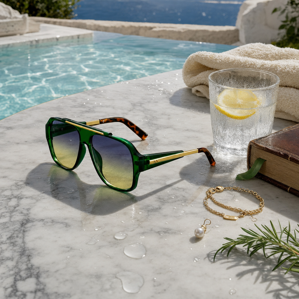Vienna Rose Oversized Square Shades