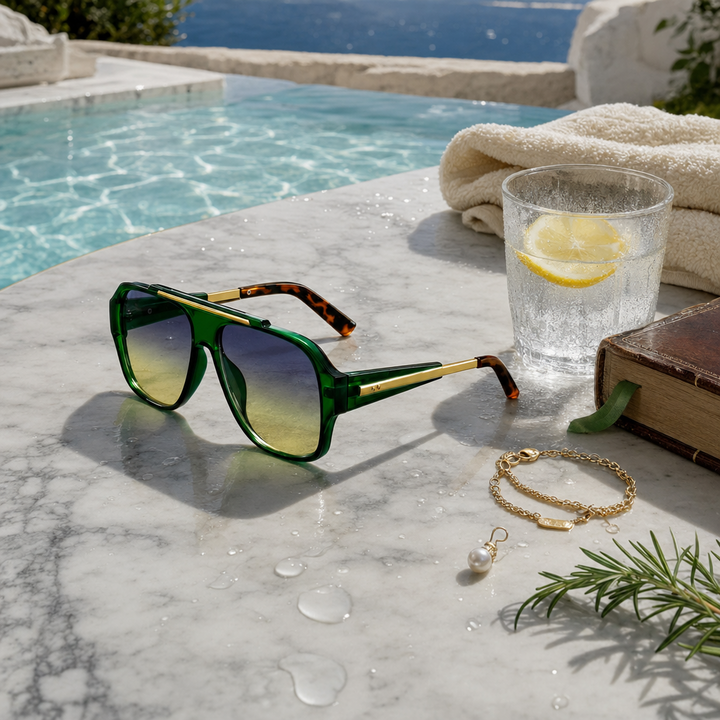 Vienna Rose Oversized Square Shades