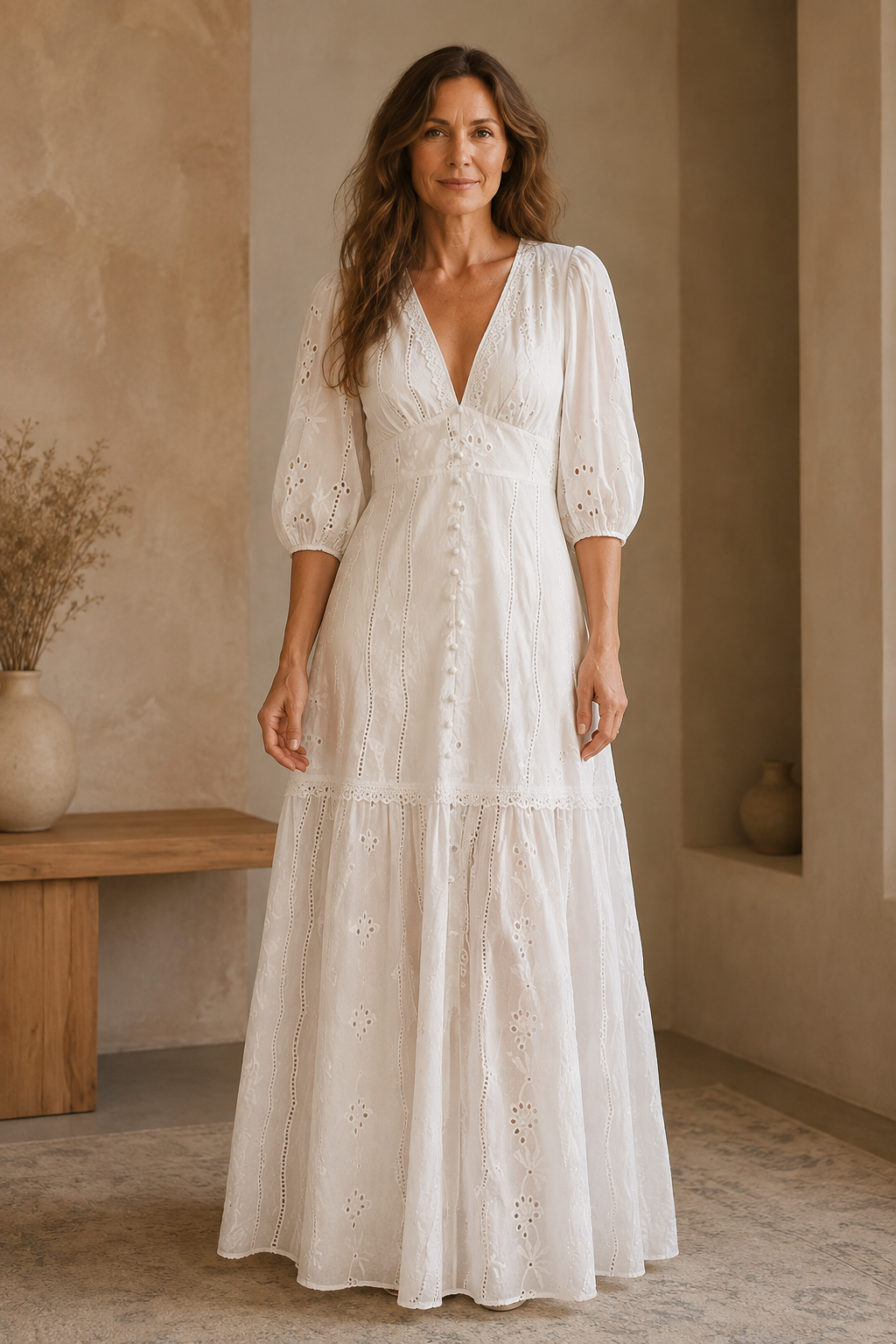 Marion | Lace Flow Maxi Dress